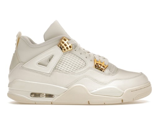 Jordan 4 Retro Metallic Gold (Women's)