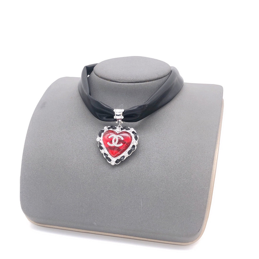 18K  Chanel 2021 Leather Choker Necklace