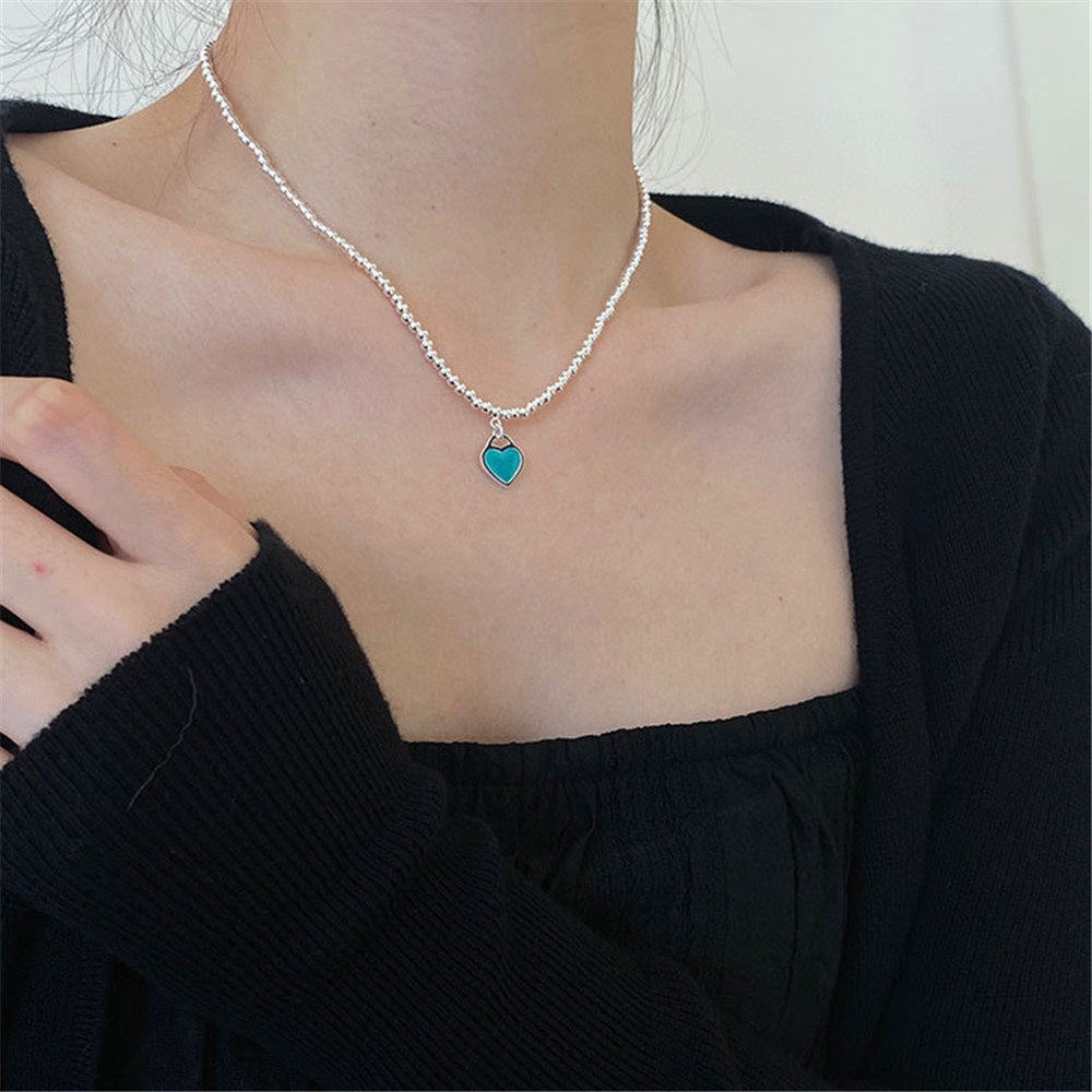 18K Return to Tiffany Heart Tag Bead Necklace