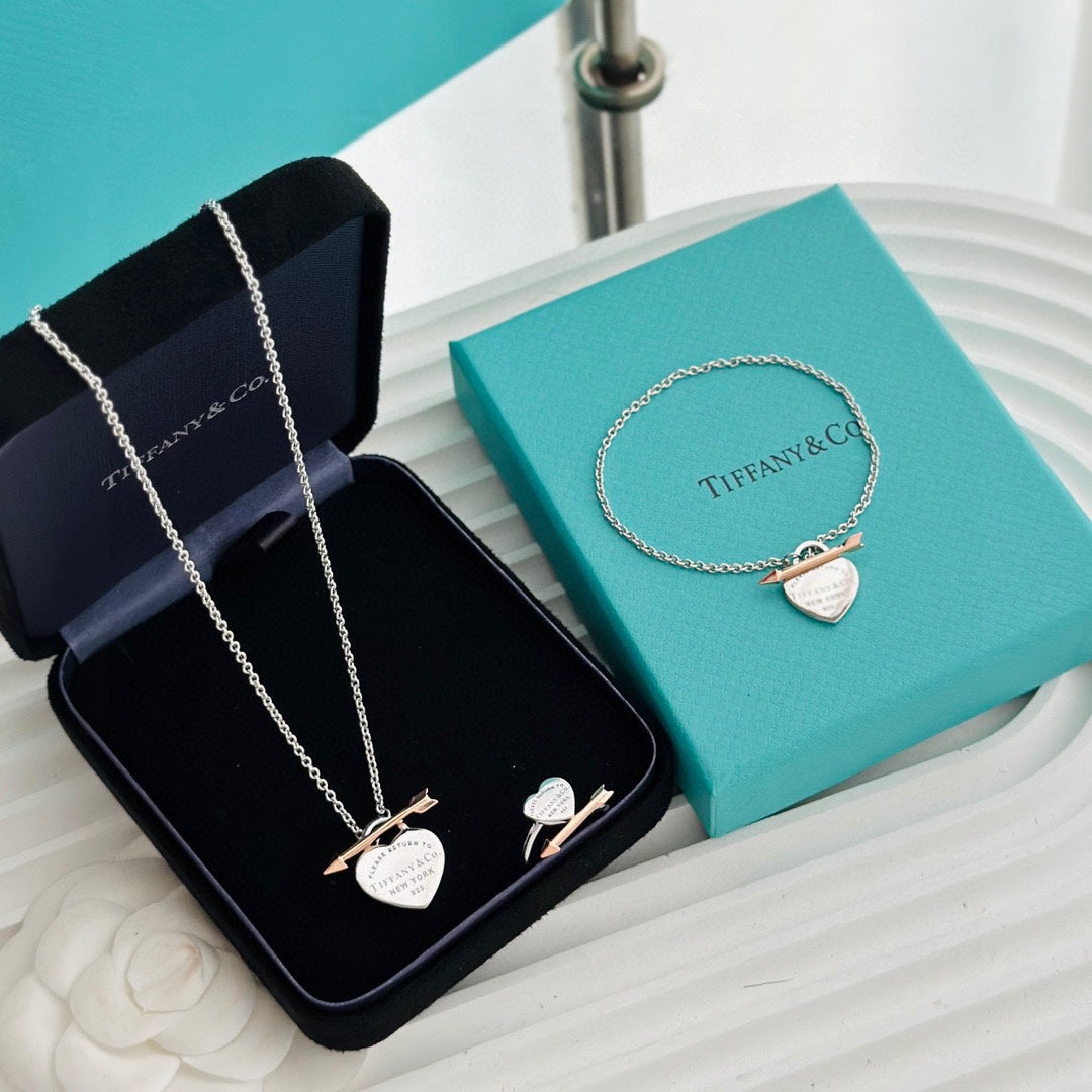 18K Return to Tiffany Lovestruck Heart Tag Bracelet